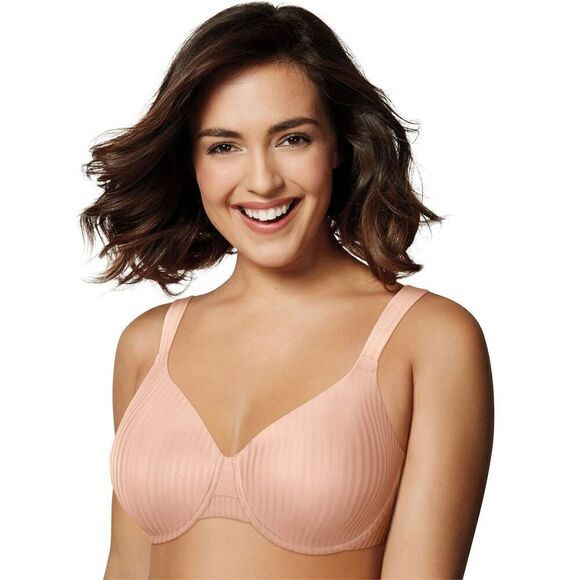 Playtex Secrets All Over Smoothing Seamless Full-Coverage Underwire T-Shirt Bra - Picture 1 of 5